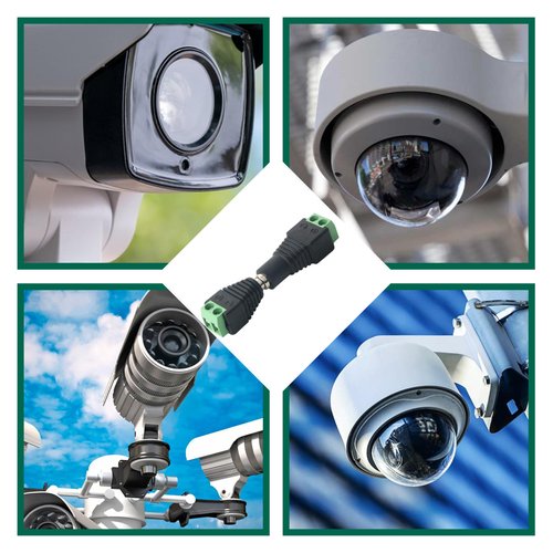 MOUNTTU 32PCS 12v Plug Connector, 5.5mm X 2.1mm Male and Female DC Barrel Connectors for LED Strip CCTV Security Camera Cable Wire Ends Barrel Adapter 12v Plug