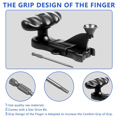 Hideaway Hidden Fastener Installation Tool, Compatible with Trex Hidden Fasteners, Installing Decking Boards Hidden Fastener in One Step, Included Star Drive Bit. Fast&efficient Installation Decking.