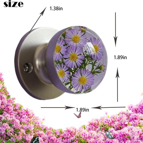 Unique Decorative Door Handle, Ribili/Solymall NatureNest Crystal Knob, Libiyi Naturenest Crystal Knob,NatureNest CrystalKnob, Artistic Unique Knobs for Modern/Classic Bedrooms (D)