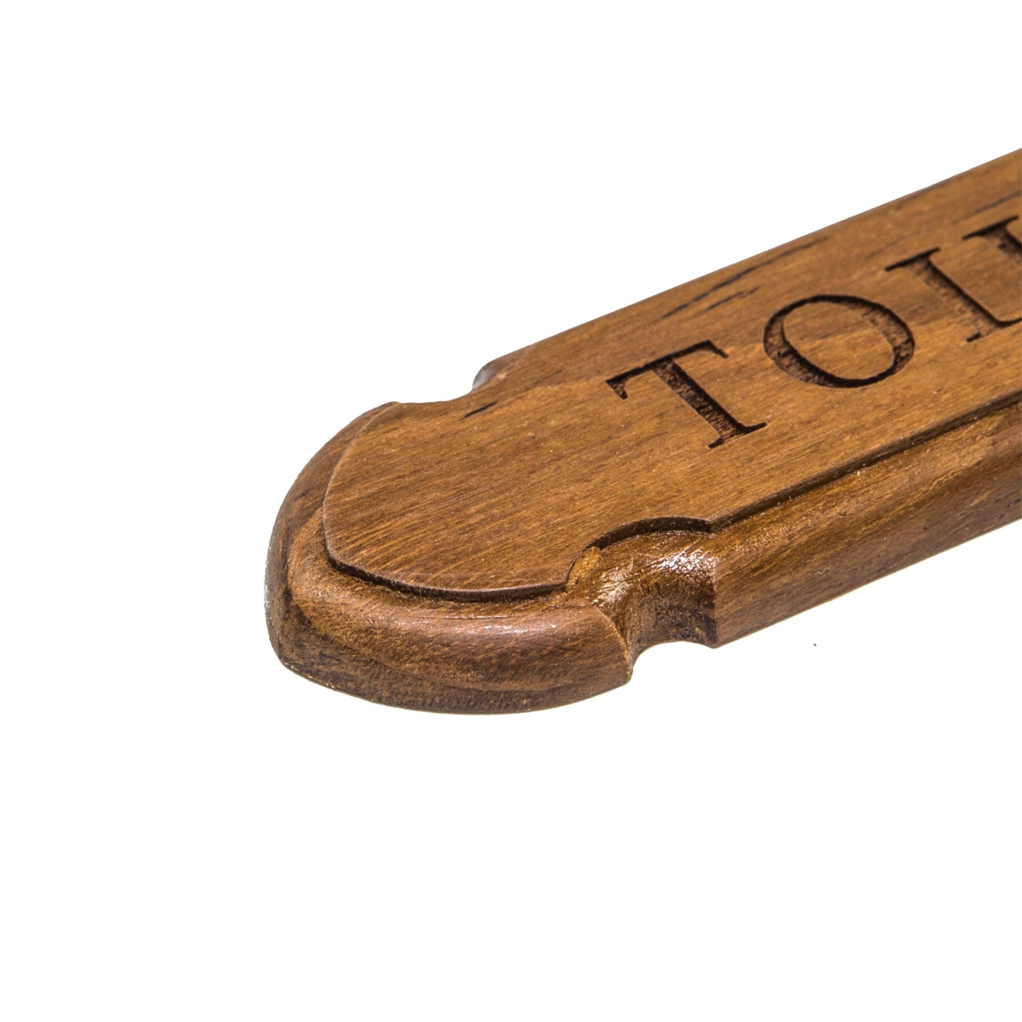 Whitecap 62674 Teak Toilet Name Plate