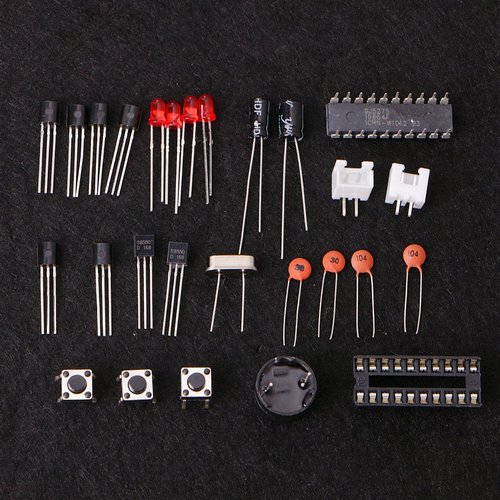 JAGTRADE Clock C51 Digital Electronic Clock Kits 6 Bits Electronic Parts and Components DIY Kit, 9.7* 4.9cm