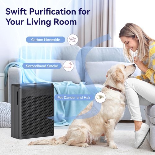 2 Pack TPLMB/YARIKI P280 Air Purifier Washable Replacement Filter,Compatible with TPLMB/YARIKI P280 and AIUZLK P260 Air Purifier,Washable Pre-Filter,H13 HEPA,Activated Carbon,P280-WRF