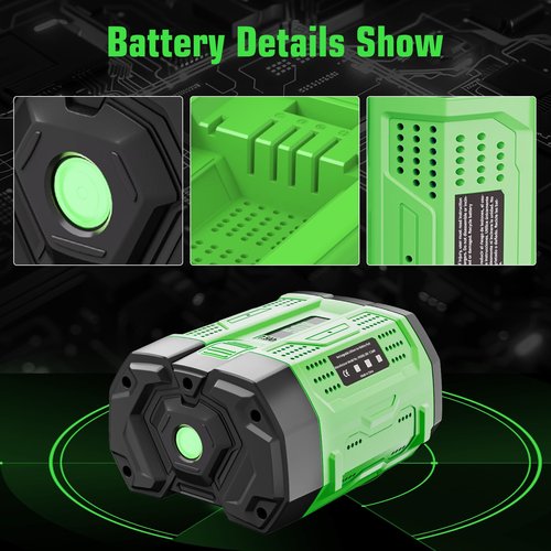 56V 7.5Ah Replacement Battery Compatible with EGO 56V Battery Compatible with EGO 56 Volt 7500mAh BA2800 BA4200 CS1604 CS1804 CS1403 HT2400 LB6504 LB5804 LB6500 LB4800 Power Tool (7500mAh)