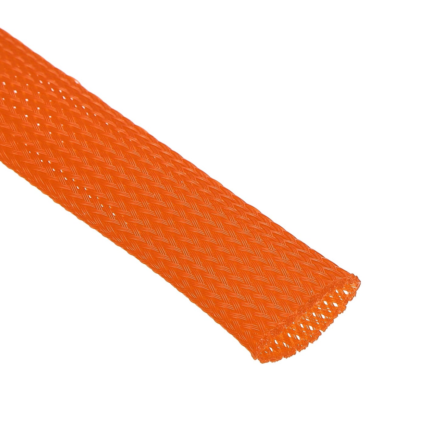 uxcell Expandable Sleeving,1-inch 25ft Cable Sleeve, Orange