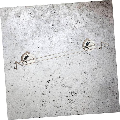 HOLIDYOYO Suction Cup Double Towel Rack Tool Stainless Steel Bathroom Towel Bar Modern Design for Easy Installation No Drilling Required for Bathroom Accessories and Storage