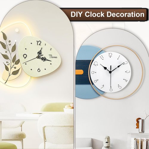 15 Pack Clock Mechanism Replacement Kit with 20 Pairs Clock Hands, Quartz Clock Movement Replacement, Clock Movement Motor Kit for Clock Repair, Replacement and Custom Clock