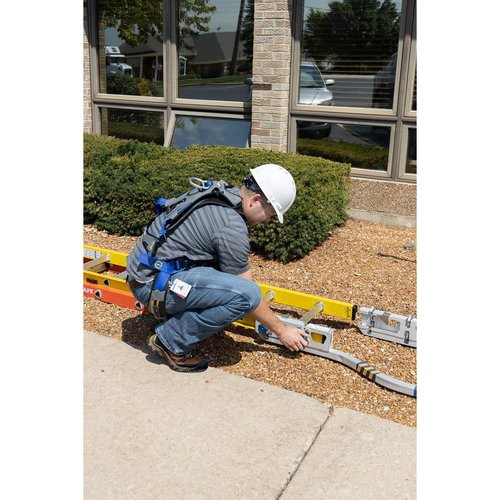 Industrial Products Werner X300000 Extension Ladder WalkThru with X300001 Aluminum Safety Gate Accessory
