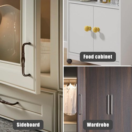110-Degree Cabinet Door Hinges - Replacement for Blum Compact 33 Self-Closing Hinges, Adjustable Screw-On Design for Open-Side/Standard Cabinets, Soft-Close Durable Steel (Sliver, 8 Pack)