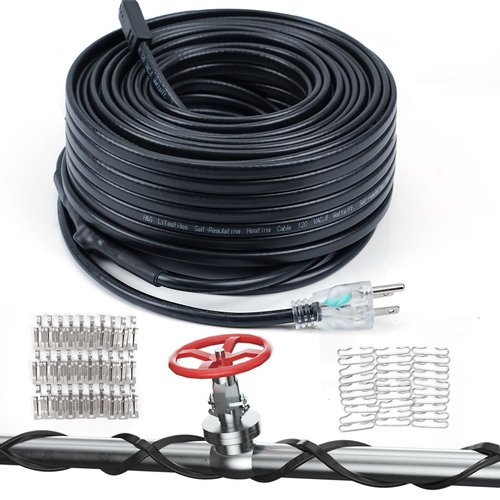 YouTeMei Roof Heat Cable, Roof Snow Removal Heat Tape, Water Pipe Frost Protection 100 feet