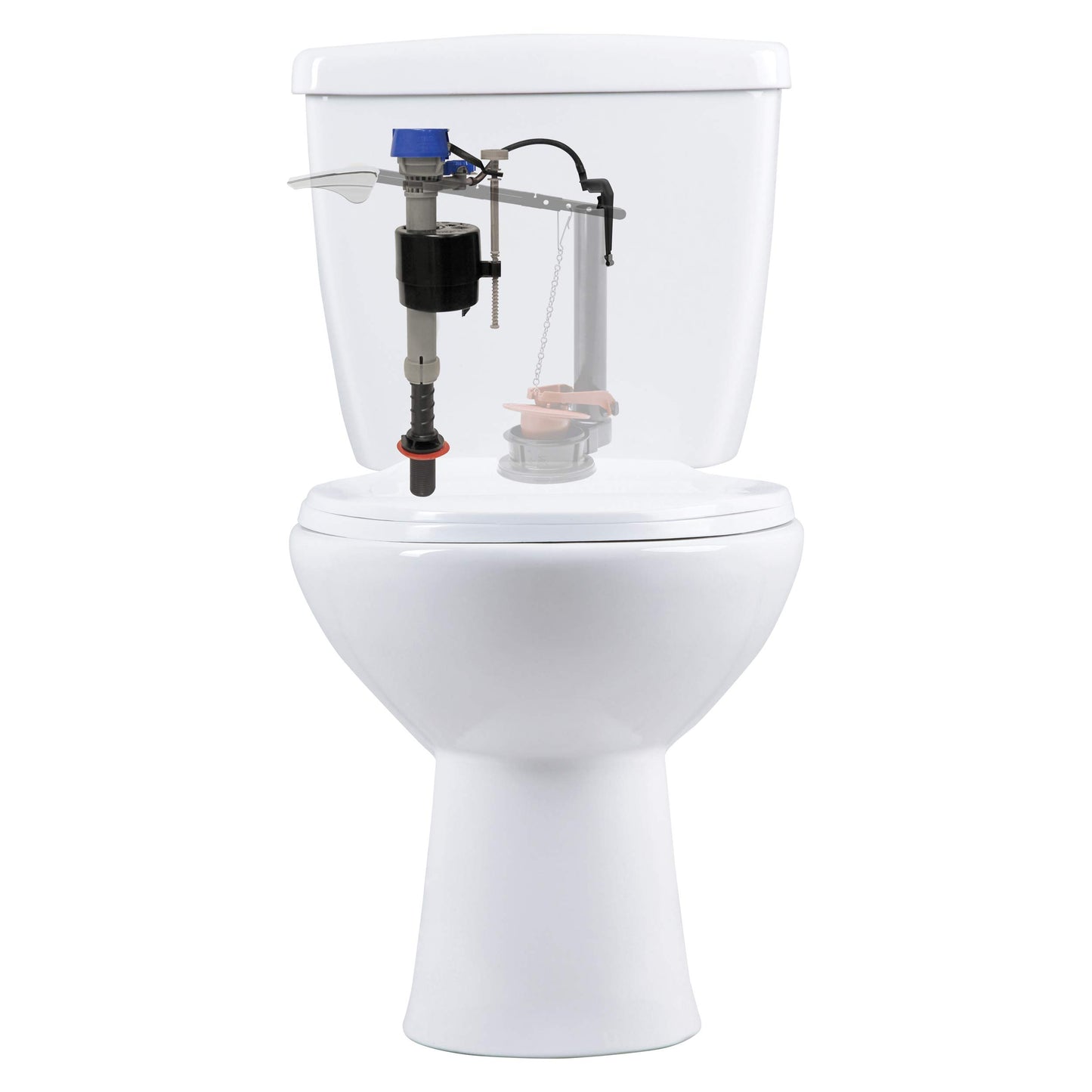 Fluidmaster 400H-5003 Performax Universal Toilet Fill Valve with Tank and Bowl Water Control 2-Pack, Blue