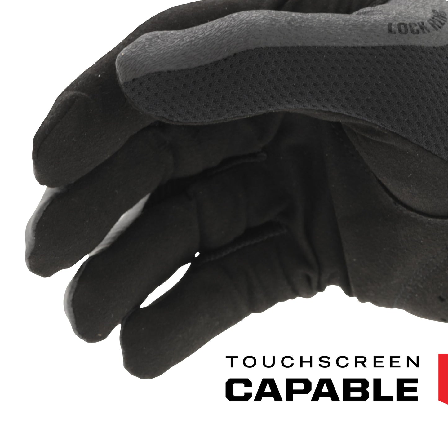 Mechanix Wear FastFit Work Gloves - Anti-Slip & Abrasion Resistant Heavy Duty Gloves - Touchscreen Compatible - Vibration Damping - Multipurpose Use - Large - Black
