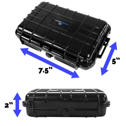 CASEMATIX Waterproof Case Compatible with Flir C5, C2, C3 Thermal Imager, Seek Shot pro, PerfectPrime Infrared Cameras with Rugged Exterior, Case Only