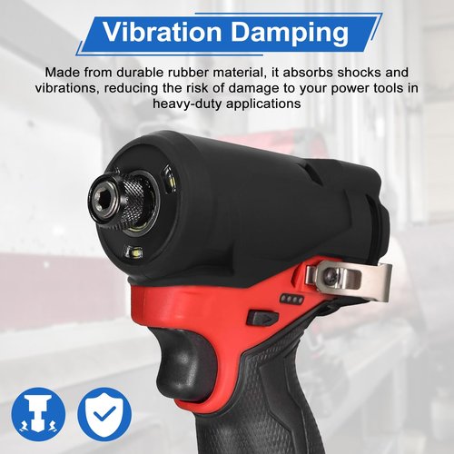 49-16-3453 Impact Protective Boot Fit for 3453-20 Impact Driver Compatible with 1/4 Inch Short Handle Wrench Tool Cover