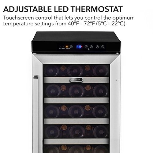 Whynter BWR-33SD 33 Bottle Built-in Wine Refrigerator, Multi
