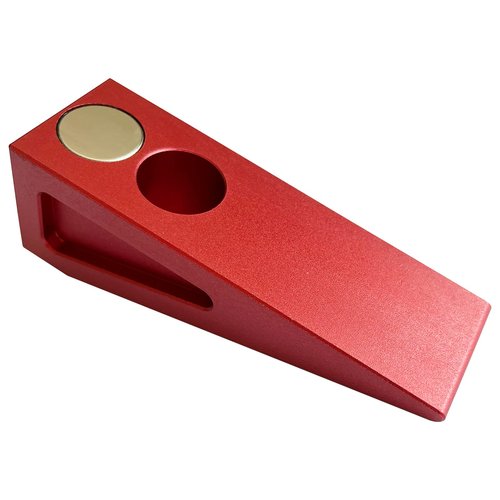 BZBMGMO Aluminum Firefighter Wedge With Magnetic Unit Red