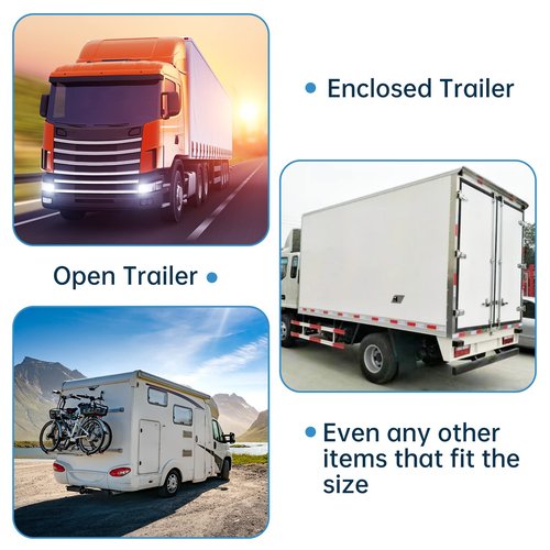 Fuoequl Trailer Door Hasp for Cargo Trailer Door Latch and Enclosed Trailer Door Parts