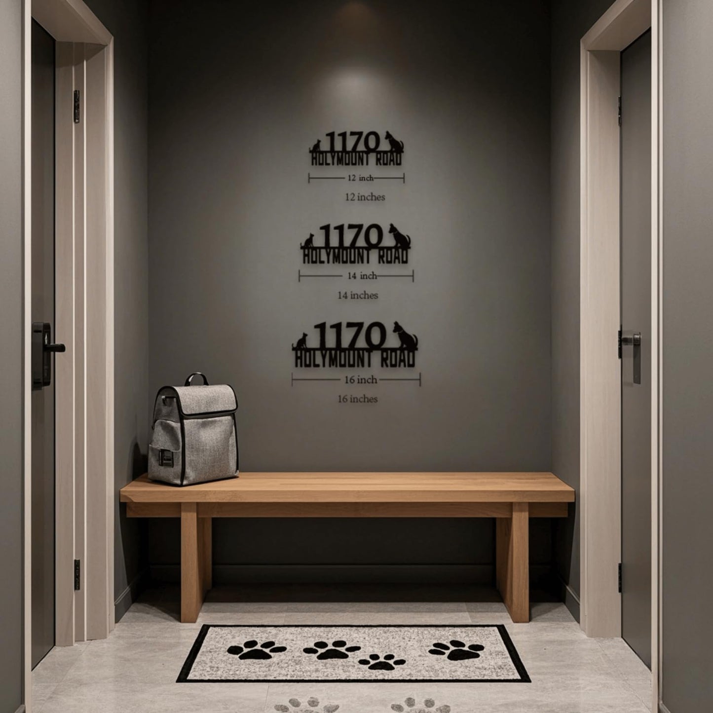 Custom Dog Mailbox Number,Personalized Cat House Numbers for Outside,Funny Address Numbers for Houses,Metal House Number,Address Signs for Houses,Custom Signs Outdoor Metal,Birthday Gifts