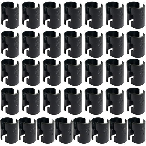 WAFJAMF 72 Pack Wire Shelving Shelf Lock Clips for 1" Post- Shelving Sleeves Replacements for Wire Shelving System