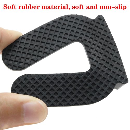 safycaby 4PCS Furniture Wheel Stop Rubber Chair Wheel Stopper Bed Caster Stoppers Non-Slip and Silent for Rolling Chairs Beds and Other Furniture (Small-5cm)