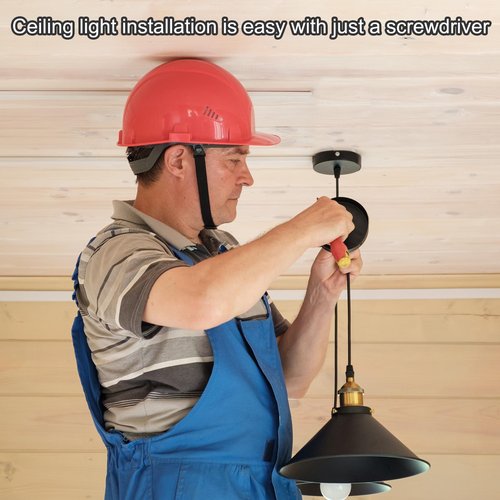 PATIKIL 115mm (4.5") Universal Light Fixture Mounting Bracket Kit, Light Crossbar Round Ceiling Plate with Screw for Wall Lights Ceiling Lighting Pendant Chandelier
