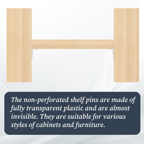 20 Pieces Plastic Shelf Support Peg Punch Free Reinforced Design Shelf Support Pegs Self Adhesive Shelves Clips Strong Partition Pin for Kitchen Cabinet Book Shelves Closet Clapboard Layer
