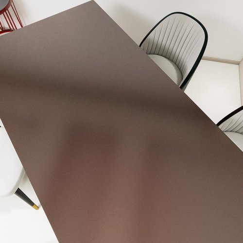Yun-aeon Thick Metallic Dark Brown Peel and Stick Wallpaper 15.7"x 472" Matte Fridge Contact Paper for Countertops Vinyl Self Adhesive Removable Modern Wall Paper for Kitchen