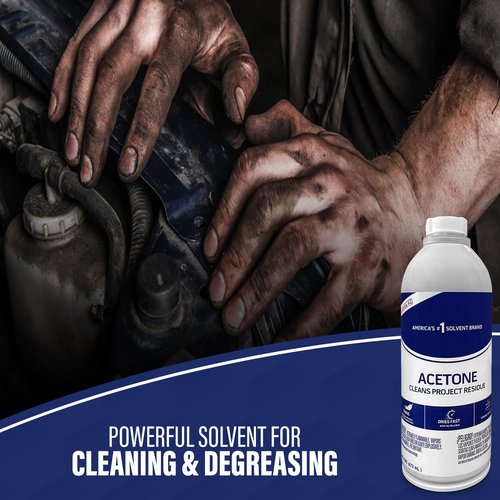 Acetone Pure for Cleaning - Centaurus AZ 100% Pure Acetone – 16Oz - Commercial Acetone - Acetone for Paint Thinning and Degreasing Tools
