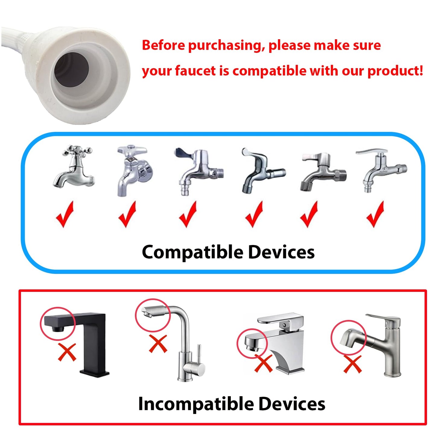 2m/6.56Ft Sink Hose Sprayer,Shampoo Sprayer Handheld Hose Shower Head Spray Hose with Hair Catcher Drain Strainers for Bathing Baby,Pets Shower,Washing Hair,Rinsing Vegetables,Utility Sink