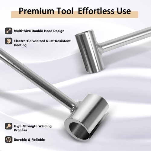 2 PCS Door Hinge Adjustment Tool, Heavy Duty Hinges Gap Adjusting Wrench, Residential & Commercial Door Repair Tool