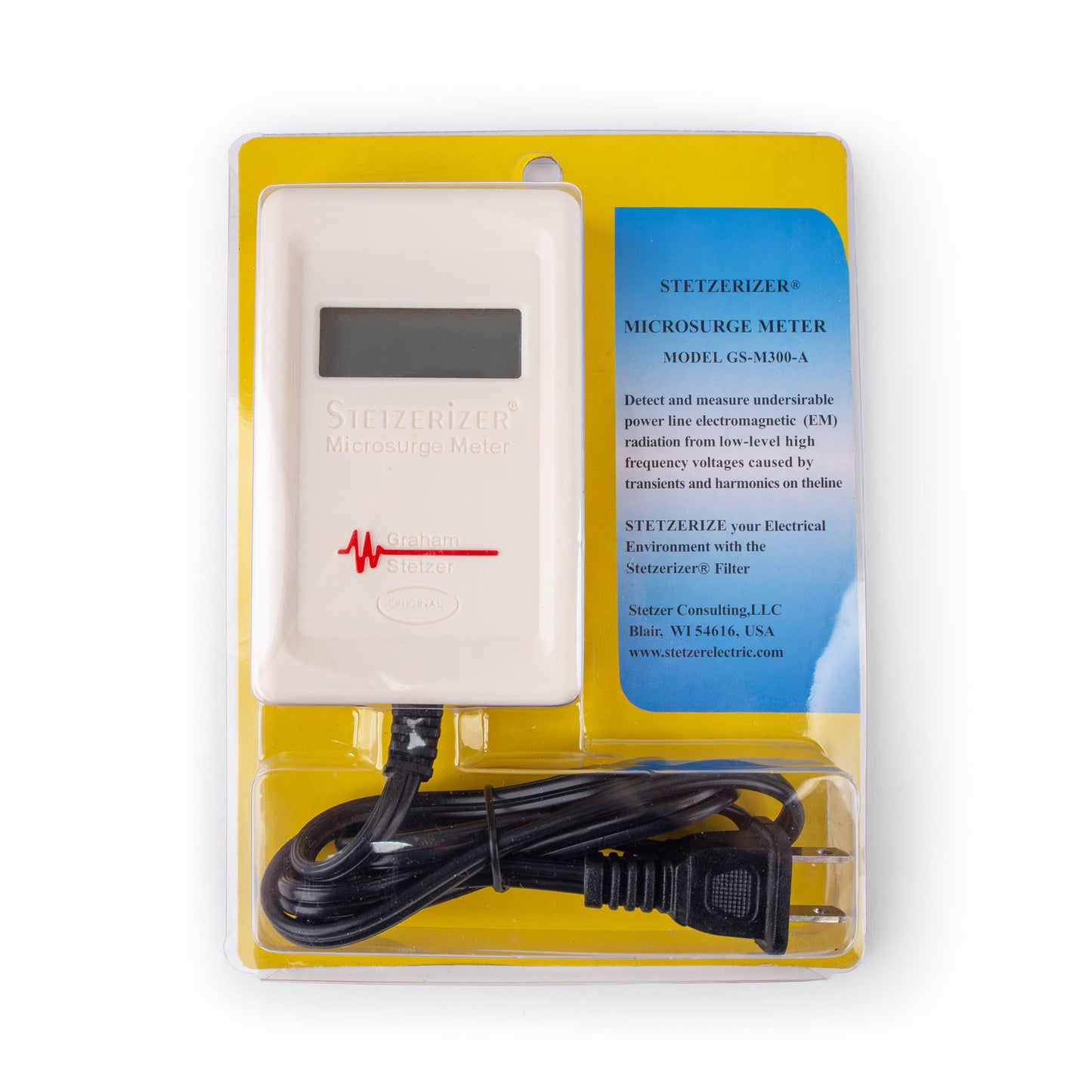 Stetzerizer Microsurge Meter for Dirty Electricity - Genuine Graham-Stetzer Measurement