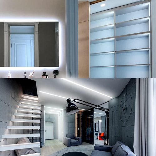 XINGZHI 5V USB LED Strip Lights, 3.28FT COB Light Strip White, Short LED Strip Light, Flexible Bright 5V Led Strip for Under Cabinet, Kitchen, TV Backlight, Shelves, Displays and TV Lights