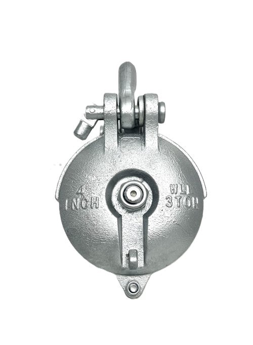 Yarding Block with Shackle & Pin: 1.5, 3, 4.5 and 6 Ton Capacity (3 Ton - 4" Sheave)