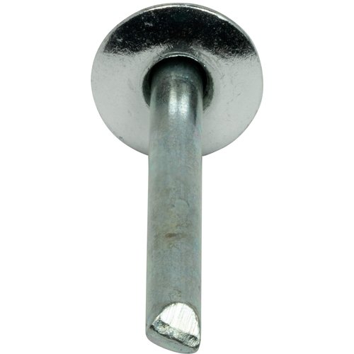 Fastenere Pop Rivets - 3/16" x 1-1/4" (50 pcs) Heavy Duty, Open-End, Low Carbon Steel, Dome-Head Blind Rivets, Corrosion-Resistant & High Shear Strength, 6-22 Gap 1.250" - 1.375"