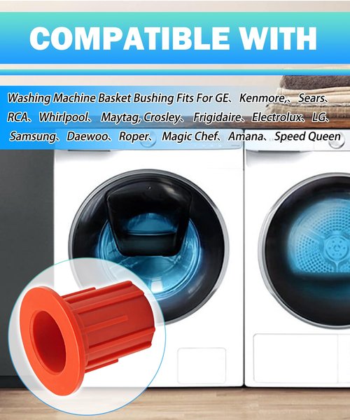 Upgraded Washer Basket Tub Bushing Compatible With Whirlpool,Maytag Kenmore,VMW Washing Machines,Replace 52719