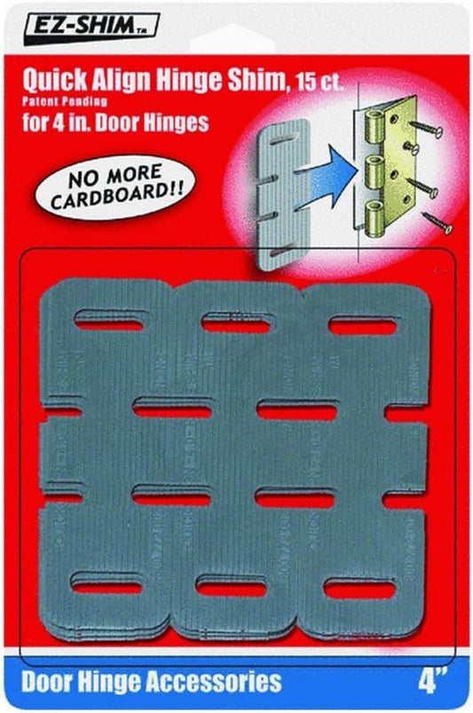 EZ-Shim HS400BP 4" Hinge Shim (15 Pack)