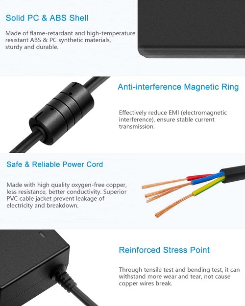 ALITOVE 36V Power Supply 4A 144W AC/DC Adapter 100~240V AC to DC 36 Volt 4 Amp Converter 36 vdc 4A 3.5A 3A 2A Transformer with 5.5mmx 2.5mm Plug for LED Lights Inkjet Printer Laser Engraver