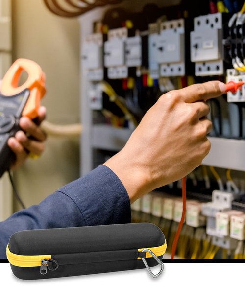 RAIACE Hard Carrying Case for Fluke T5-1000/T5-600 Electrical Voltage, Continuity and Current Tester - Black
