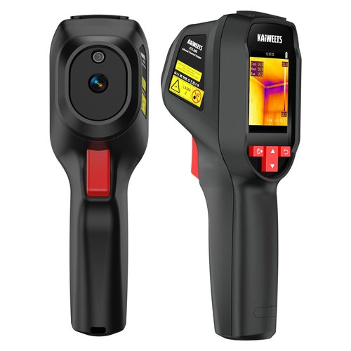 KAIWEETS KTI-200 Thermal Camera, 240x240 High IR Resolution, Thermal Imaging Camera with Laser Pointer, -4°F to 1022°F Infrared Imager, 25Hz Refresh Rate, 15 Color Palettes, 8H Run Time, 50°FOV, IP54