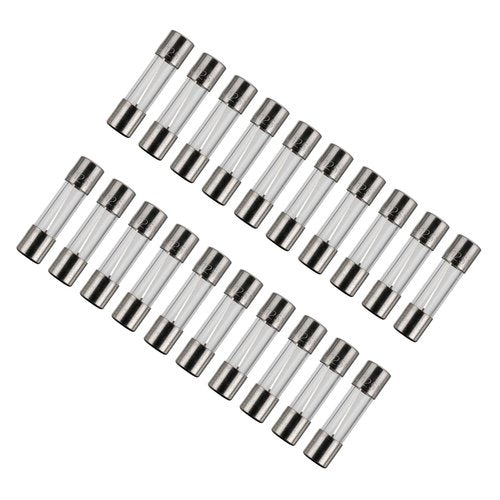 BOJACK F5AL125V 5x20 mm 5 A 125 V fuses 0.2x0.78 Inch 5 amp 125 Volt Fast-Blow Glass Fuses (Pack of 20)