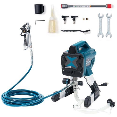 SPECRAFT High Pressure Airless Paint Sprayer，650W, 2900 PSI Stand Paint Sprayer with Two Spray Tips Options, for Professional and DIY Use