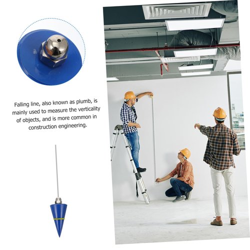 Cabilock 300g Plumb Bob Measuring Tool Vertical Hammer Pendant for Accurate Construction Measurements for Builders Plumbers and Decorators Line