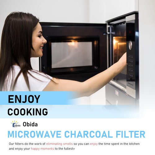 2-Pack WB06X10807 Microwave Charcoal Filters - Compatible with GE & Whirlpool Microwaves JVM2052SN1SS JVM2052SN2SS CVM521P2M5S1 JVM7195SK5SS PNM9216SK5SS PNM9216SK6SS JNM7196RW1SS Maintenance