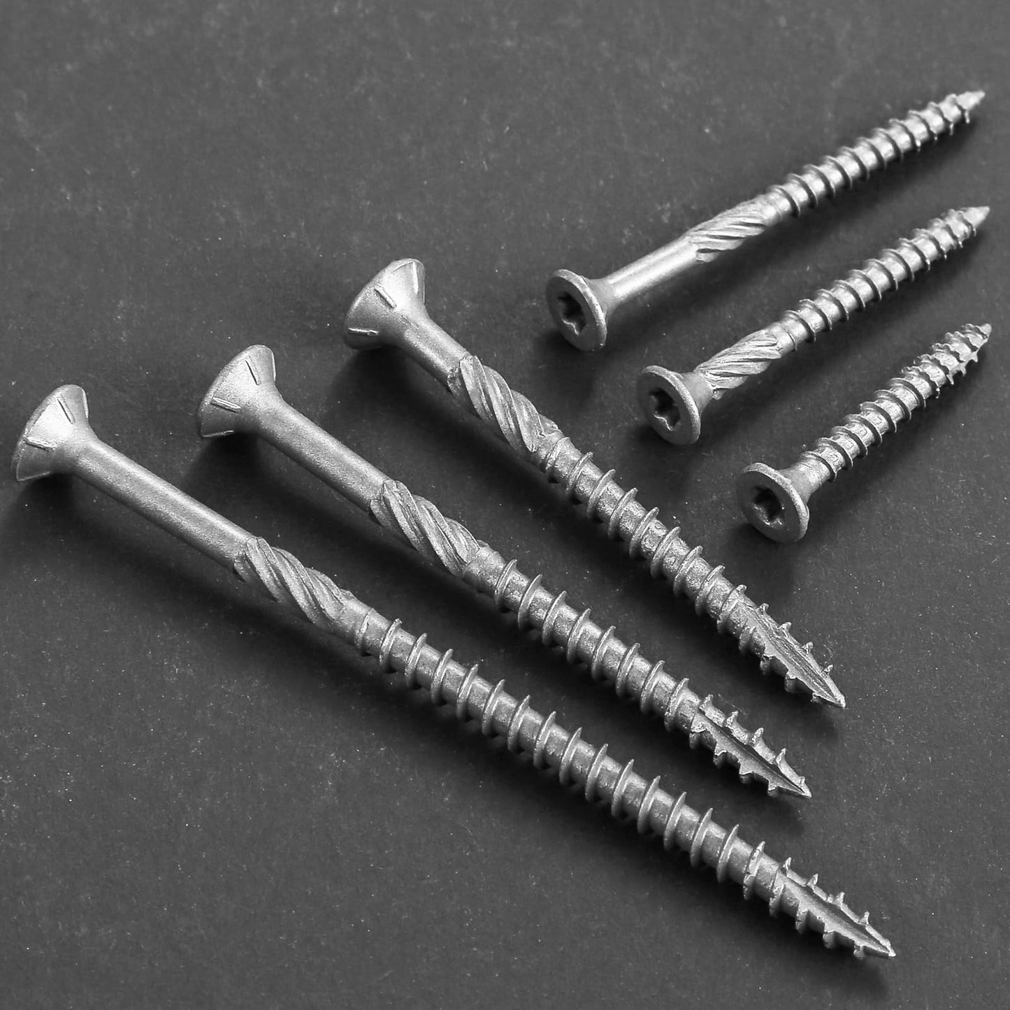 Wensilon #10 * 3-1/2" 304 Stainless Steel Deck Screws, (130pcs) 2 lbs.Exterior Wood Screws, Rust Resistant epoxy Coated, Bronze, T25 Star Bit