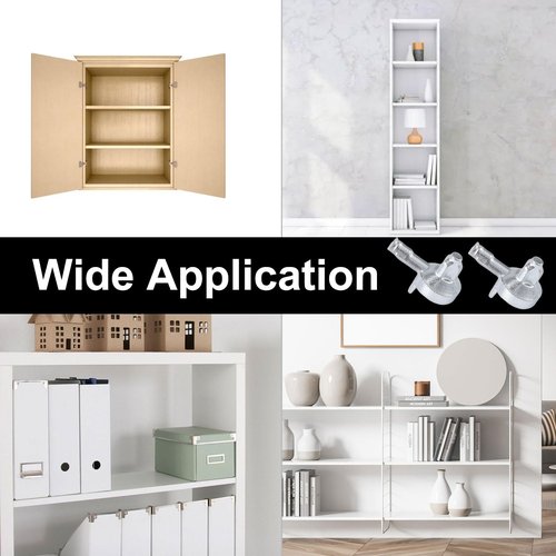 50pcs Shelf Pegs Compatible with IKEA Billy Bookcase (Part 131372), Alloy Shelf Support Pins Cabinet Pegs Replacement Bookshelf Accessories (Silver)