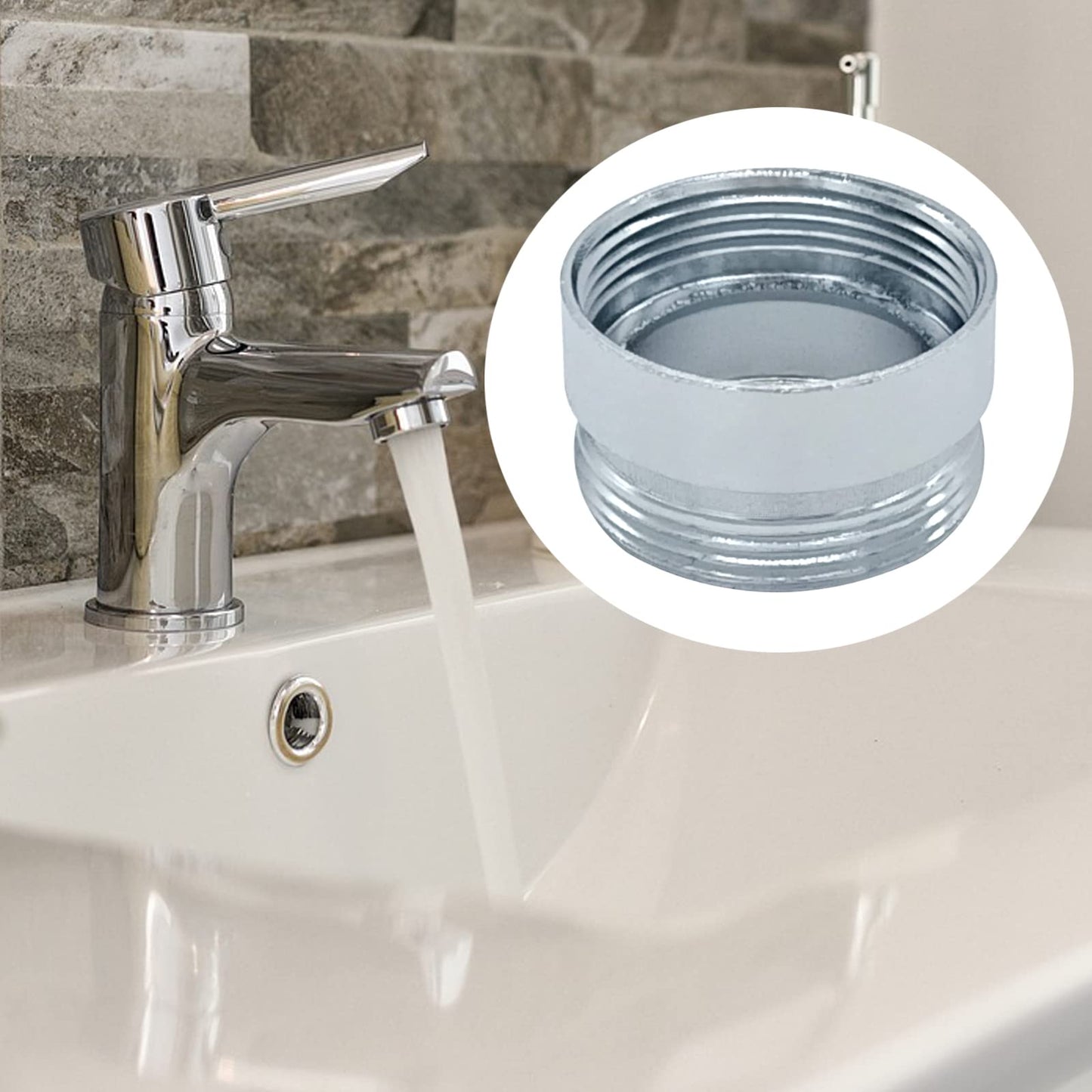 12 Pieces Faucet Adapter Kit Kitchen Aerator Male To Female Male Faucet Water Hose Adapter(Faucet Adapter Various Sizes)