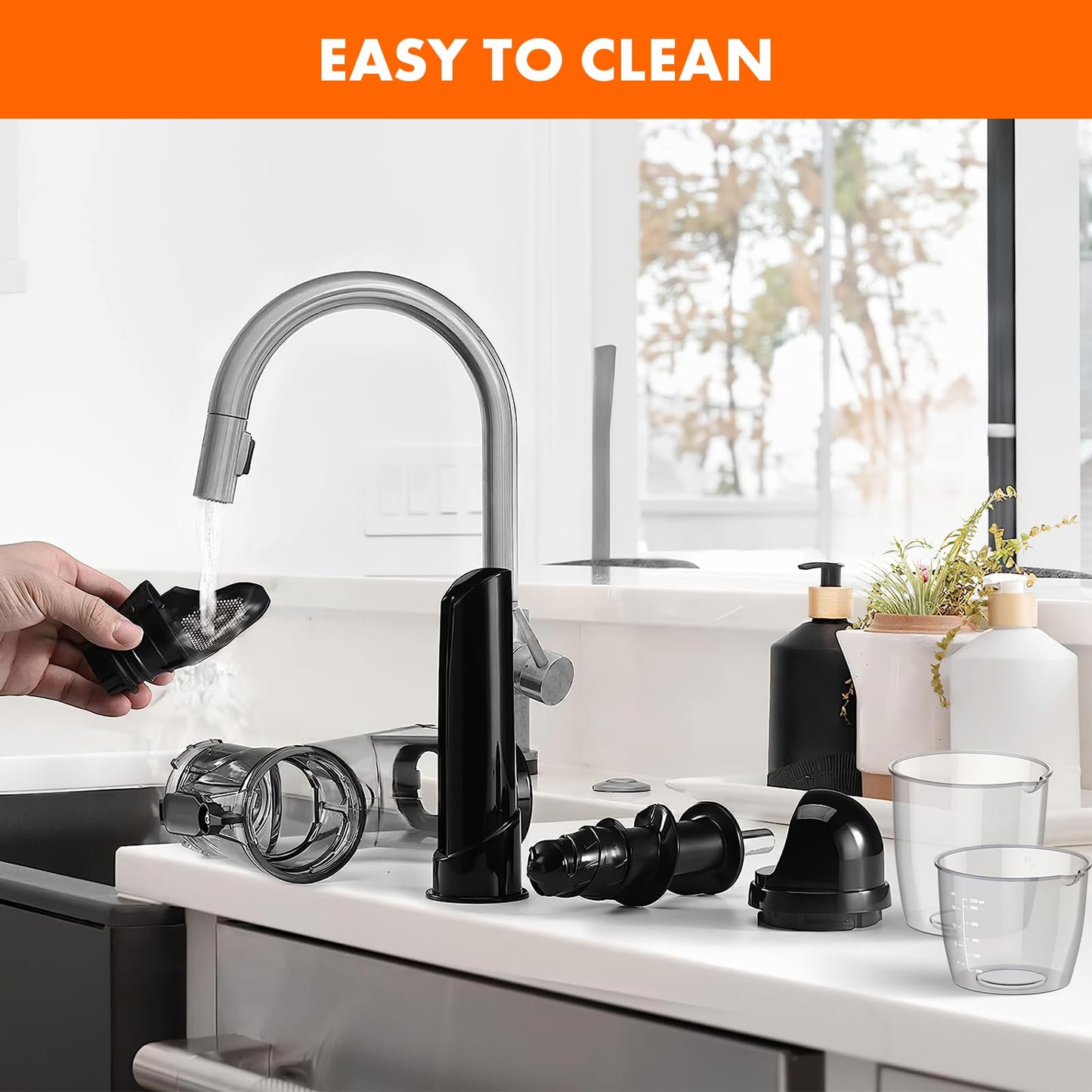 Masticating Juicer Attachment for KitchenAid Stand Mixer, Cold Press Juicer Machine, Slow Masticating Juicer Attachment with Dual Feed Chute, All Kitchenaid Mixer Attachments by Gvode