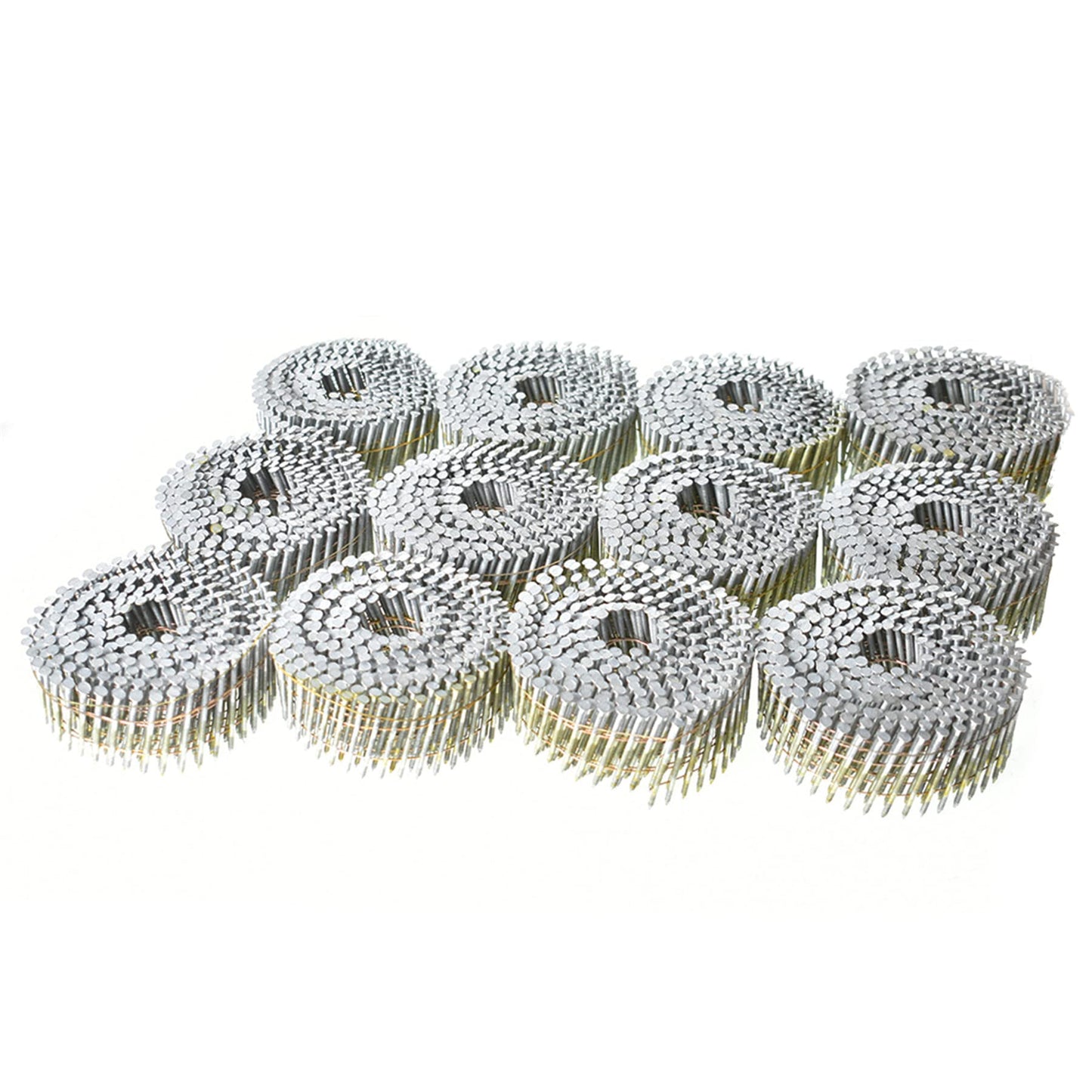 marddpair 15 Degree Coil Siding Nails 1-1/2-Inch x .092-Inch Collated Wire Coil Nails Full Roundhead Hot-dipped Galvanized 3600 Count