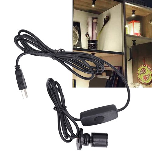 Mini Spot Light, Aluminum USB 5V Dimmable LED Spotlight, LED Spot Lights with 6.6ft Cable Little Accent Light for Painting Picture Plants Jewelry Showcase Model Display (Natural Light 4000K)
