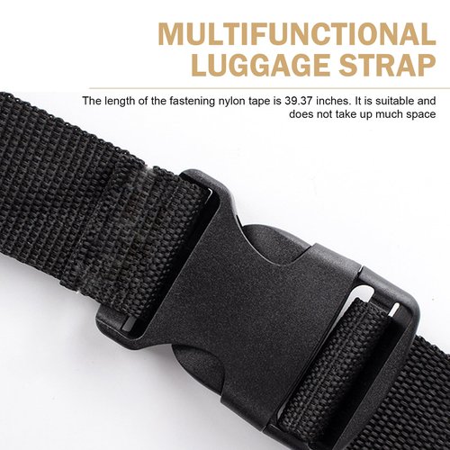 Arwrilt Battery Hold Down Straps, 40 Inch Tie Down Nylon Strap with Adjustable Quick Release Buckle, Universal Battery Retainer Strap for Car Boat Trailer (Black)
