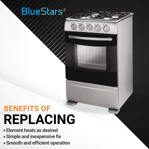 BlueStars 330031 Range Burner Receptacle Kit Replacement - Compatible with Whirlpool Kenmore Range/Stove/Microwave Oven - Replaces AP3075808 814399 5303935058 5301167733 WB17X210- PACK OF 4